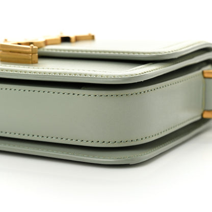 Saint Laurent Smooth Calfskin Small Solferino Satchel Acqua 10 of 12