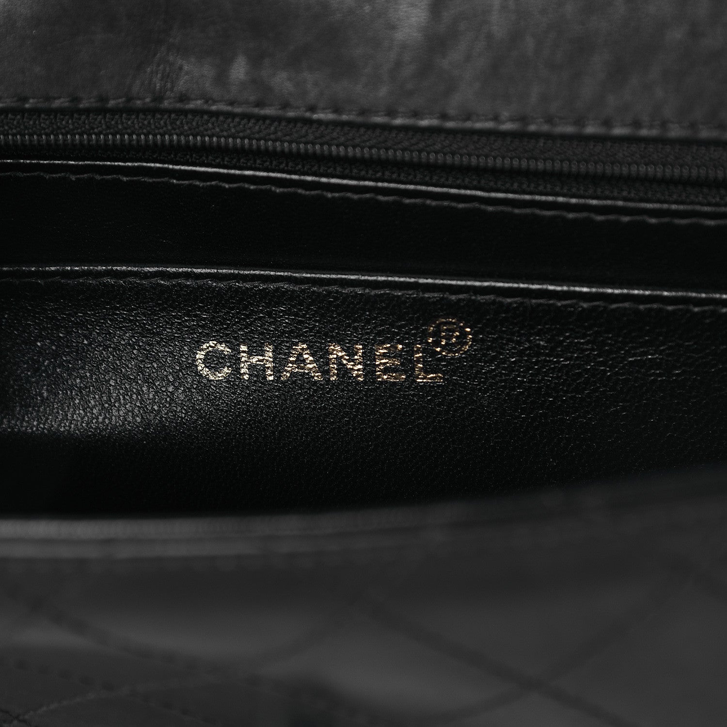 Chanel Calfskin Stitched Medium Single Flap Black 5 of 9