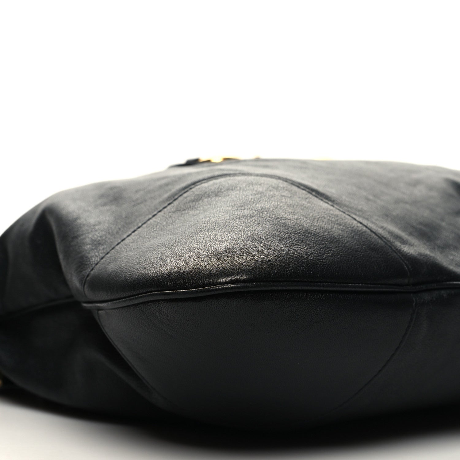 Gucci Sakai Calfskin Horsebit 1955 Cinch Top Messenger Bag Black 9 of 10
