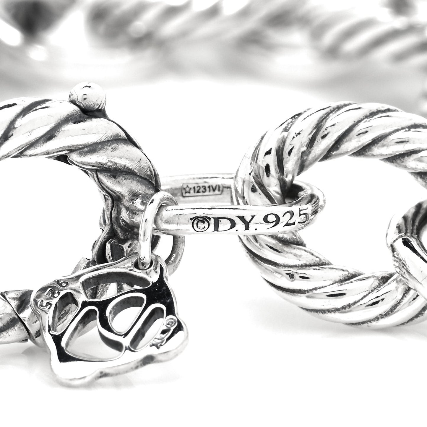 Sterling Silver 10mm Medium Oval Link Bracelet