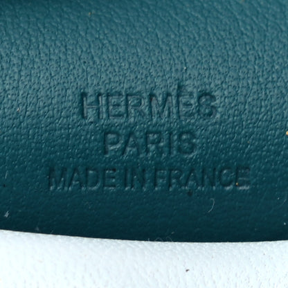 Hermes Milo Lambskin Grigri Rodeo Pegase Horse Bag Charm MM Bleu Brume Sesame Vert Bosphore 3 of 5