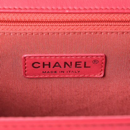 Chanel Patent Quilted Large Boy Flap Pink 6 of 12