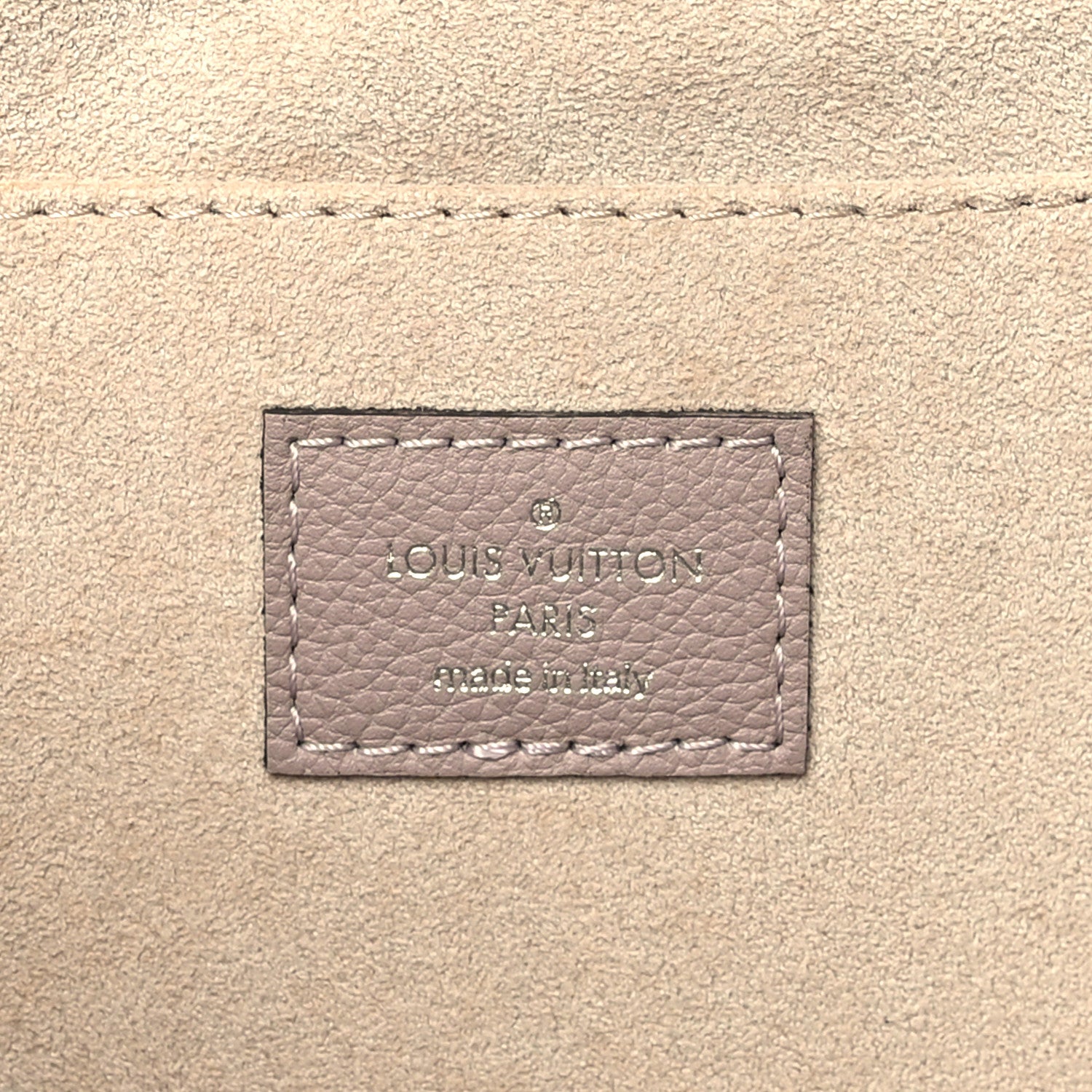 Louis Vuitton Calfskin Pochette Jour PM Clutch Taupe 6 of 8