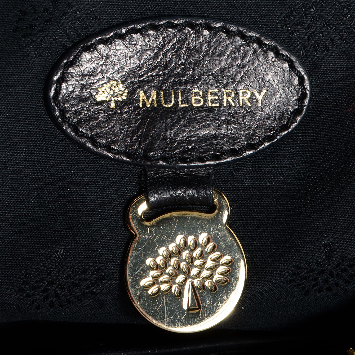 Mulberry Smooth Leather Taylor Satchel Black 8 of 11