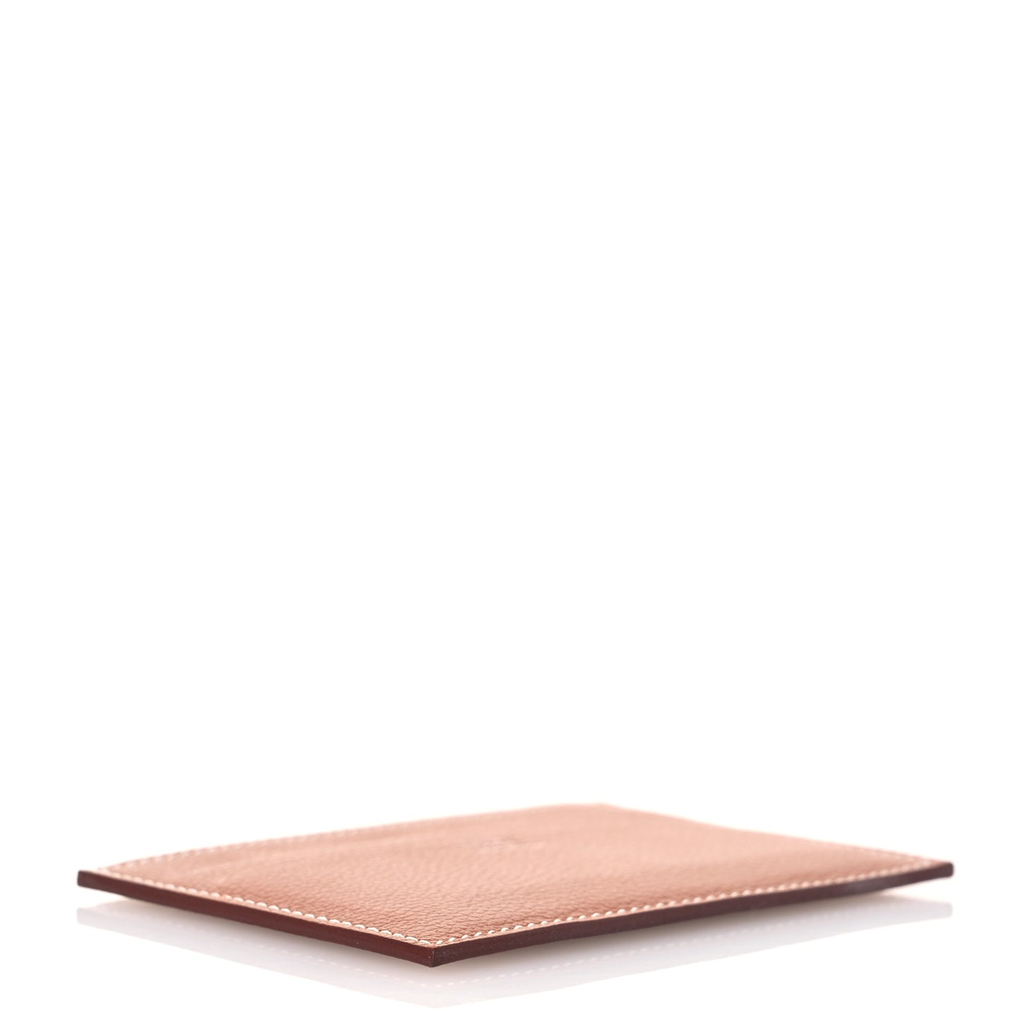 Evercolor Citizen Twill Card Case Gold Bleu De France Bleu Saphir