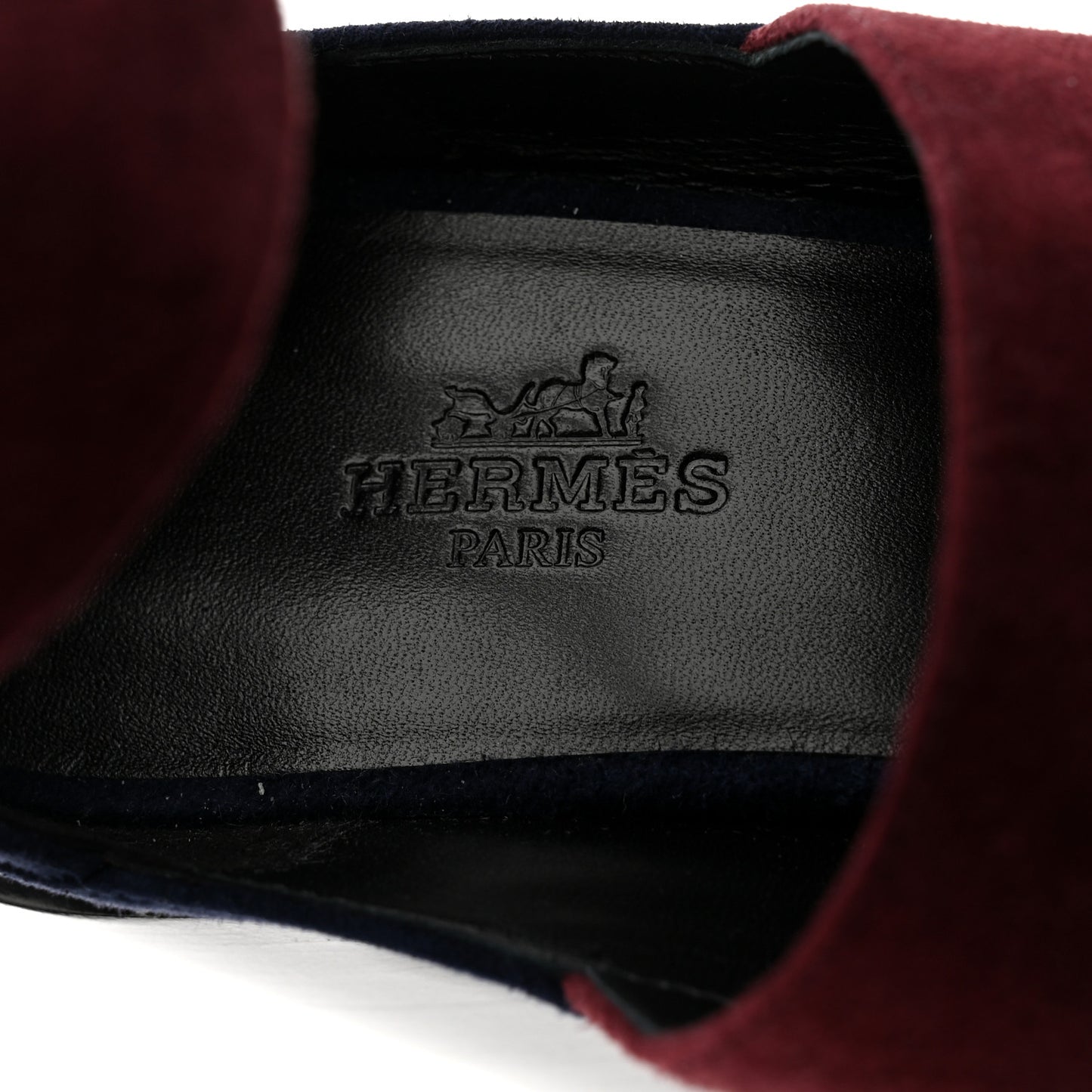 Suede Goatskin Hailey 70 Sandals 39 Marron Mahogany Marine