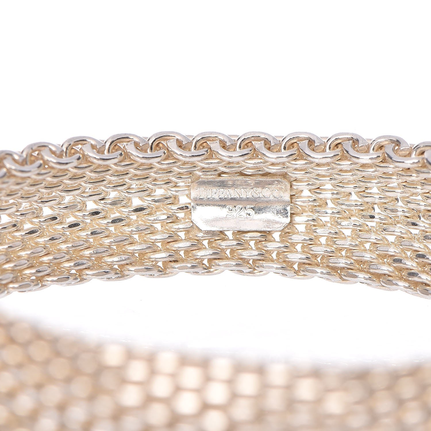 Tiffany Sterling Silver Somerset Mesh Bracelet 4 of 5
