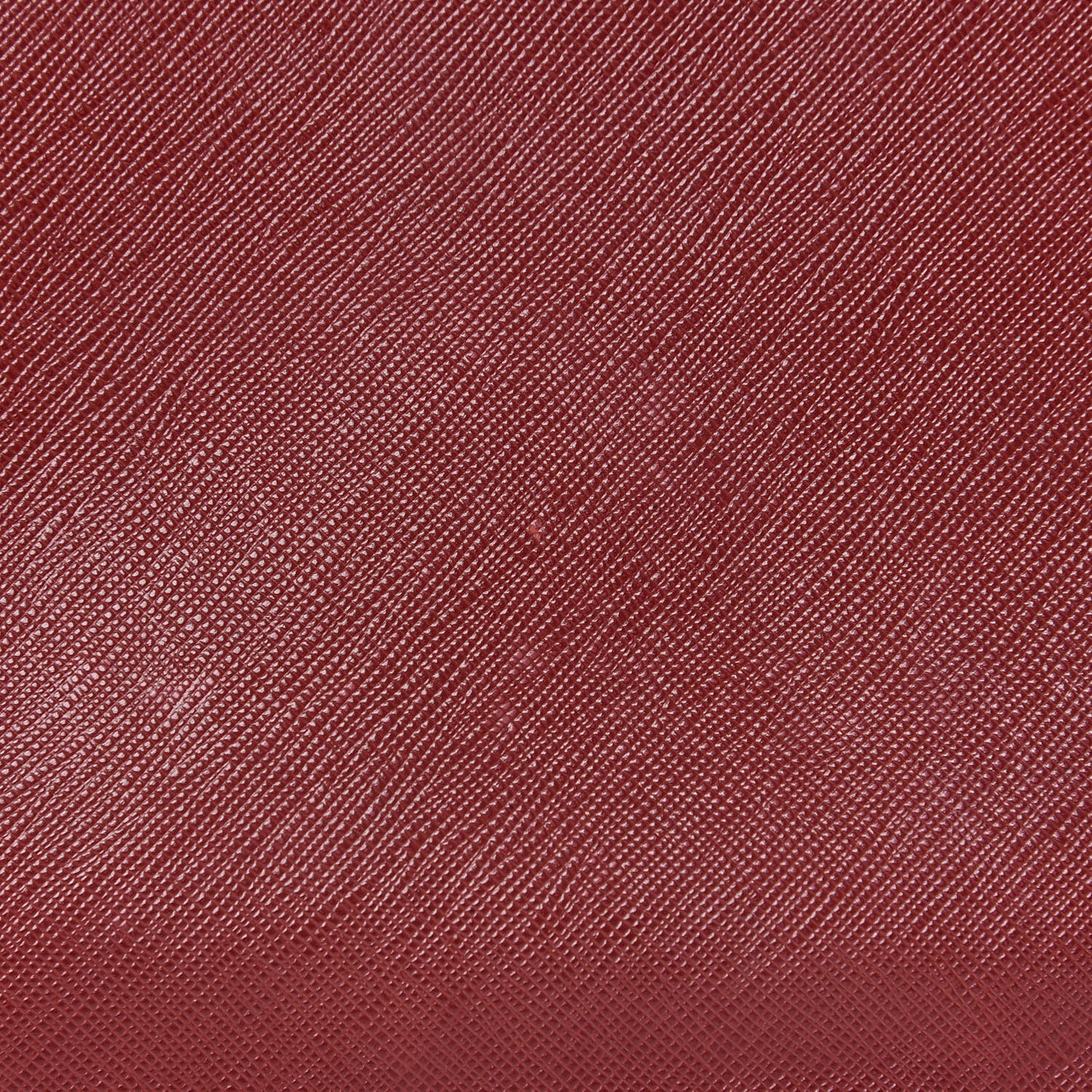 Saffiano Flat Cosmetic Pouch Rubino