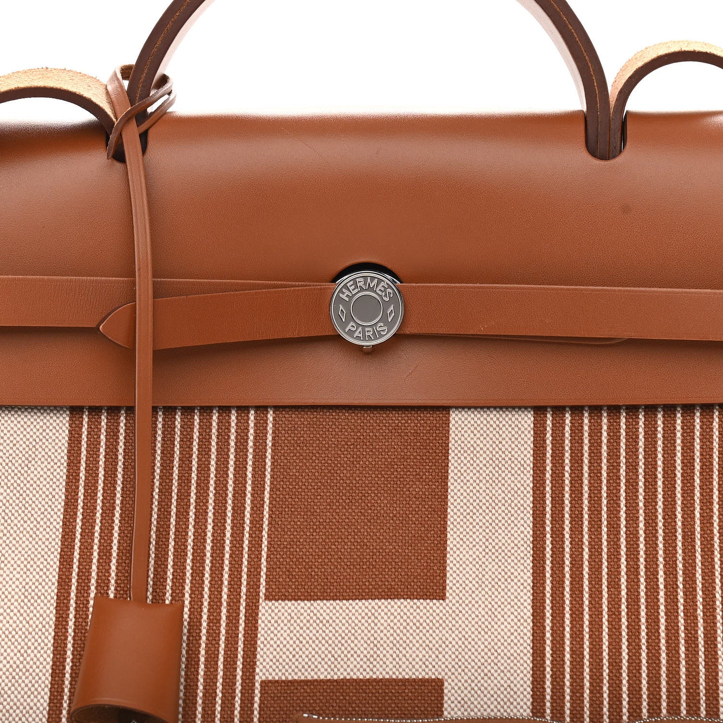 Vache Hunter Toile H Vibration Herbag Zip 39 MM Fauve Ecru Beige