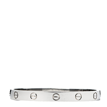 Cartier 18K White Gold LOVE Bracelet 16 3 of 7