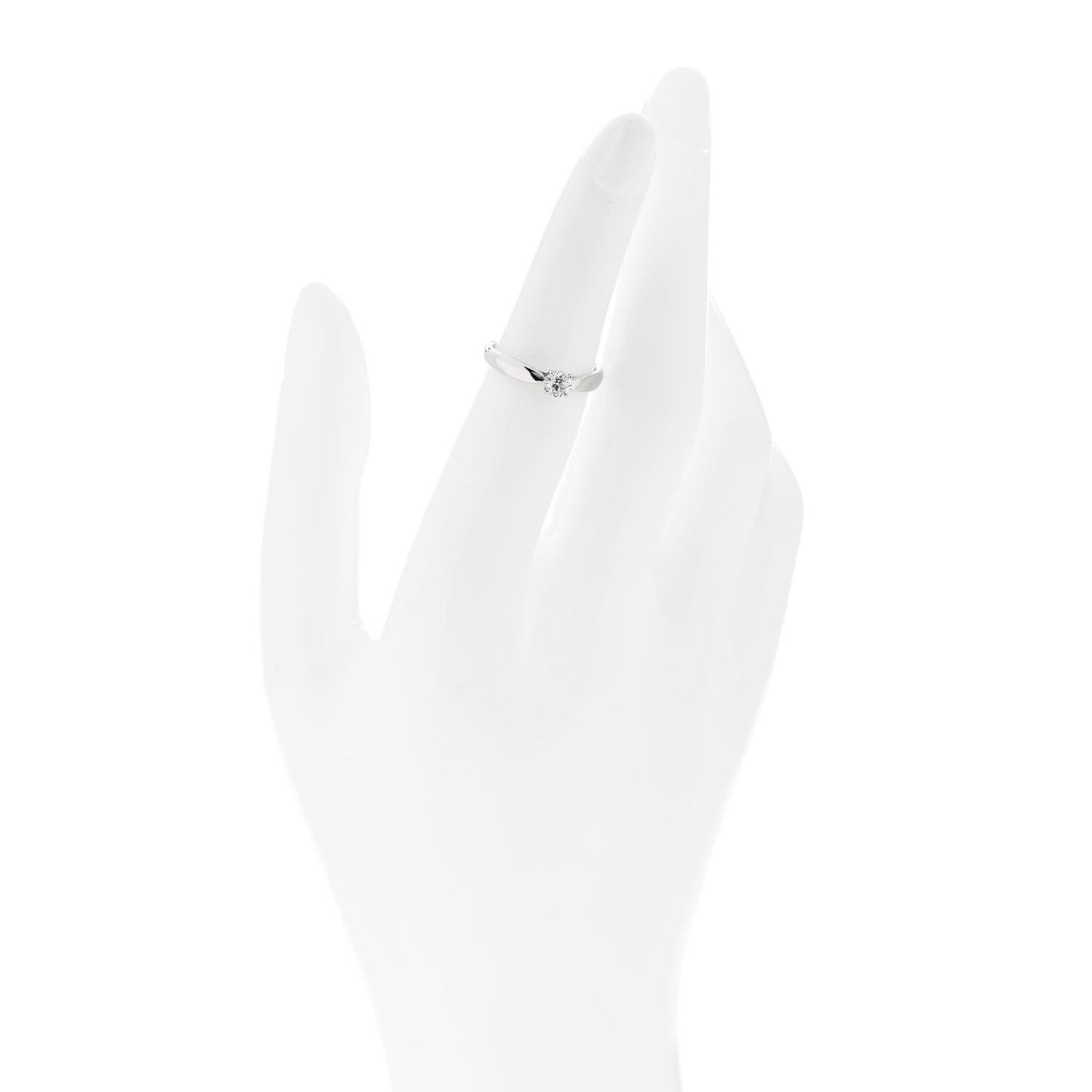 Platinum Diamond .26ct Harmony Solitaire Engagement Ring 49 5