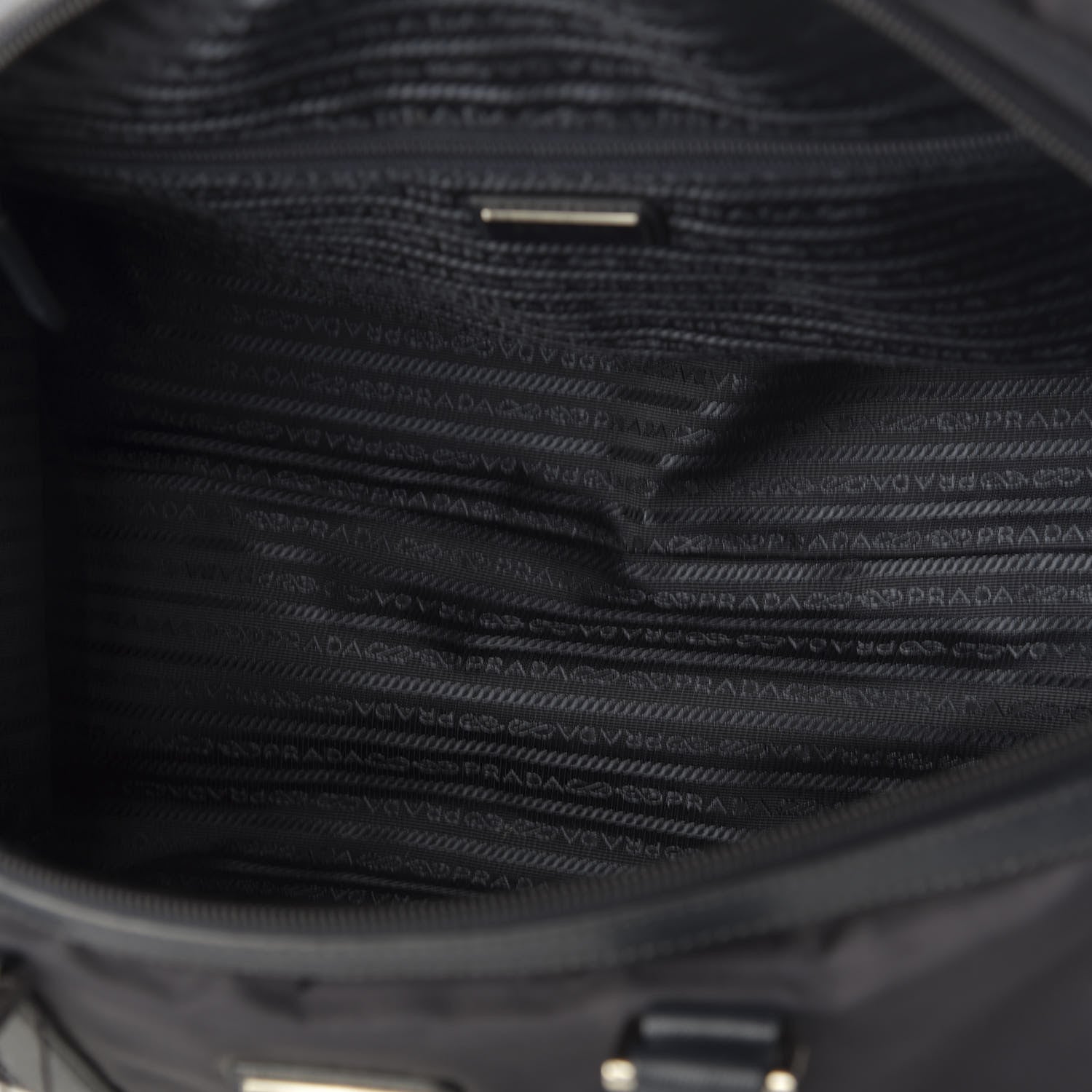 Prada Tessuto Nylon Saffiano Viaggio Duffle Baltico 4 of 11