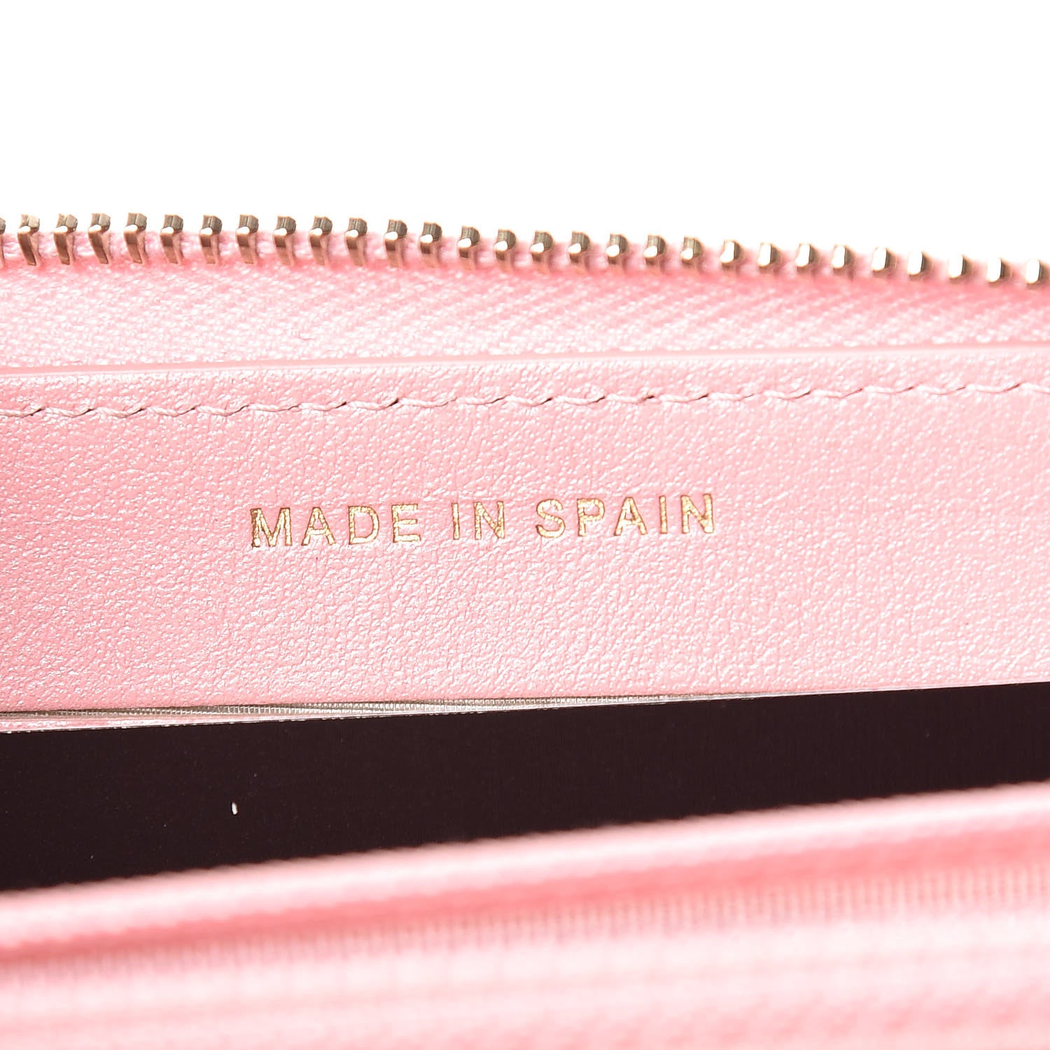 Chanel Iridescent Caviar Quilted Medium Zip Around Wallet Pink 7 of 12