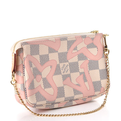 Louis Vuitton Damier Azur Tahitienne Mini Pochette Accessories 3 of 7
