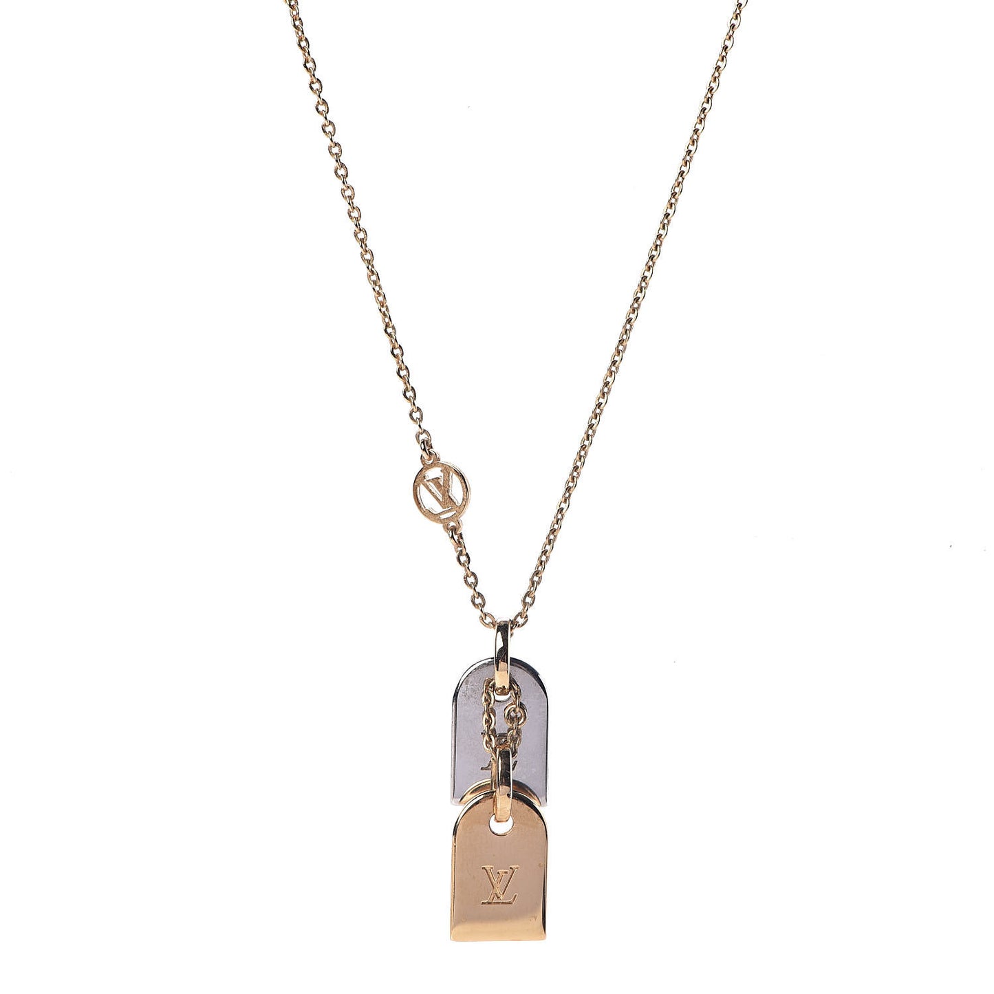Nanogram Name Tag Necklace Gold