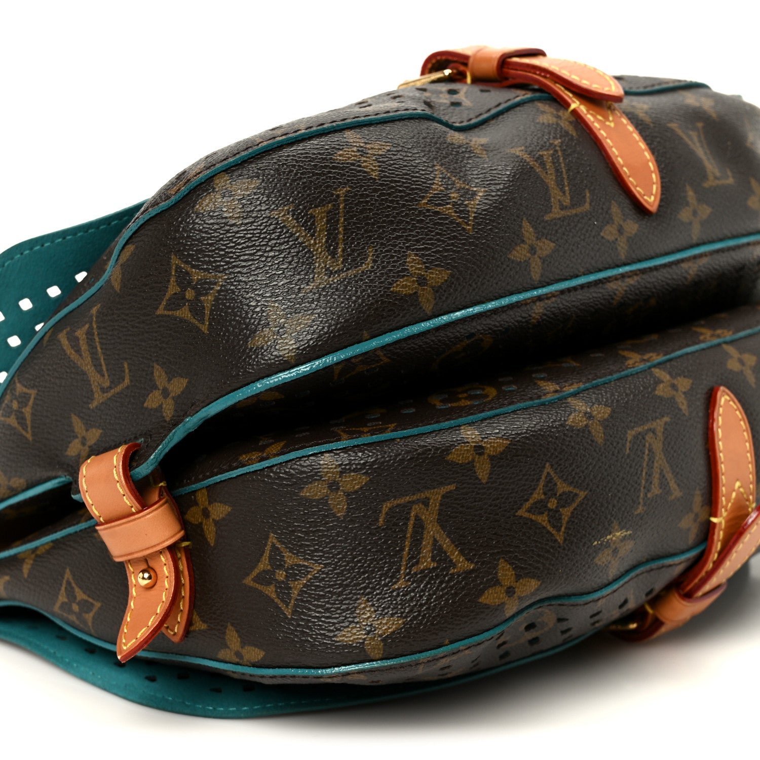 Louis Vuitton Monogram SC Flore Saumur Teal 9 of 10