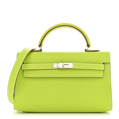 Hermes Epsom Micro Kelly 15 Kiwi 1 of 10