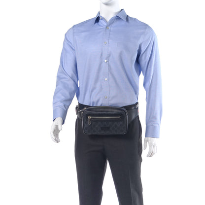 Gucci Soft GG Supreme Monogram Web Belt Bag Black Grey 2 of 9