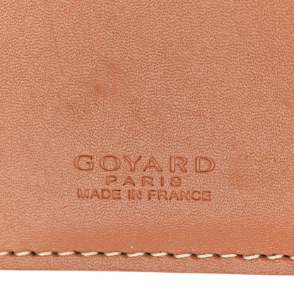 Goyard Goyardine Saint Marc Card Holder Black Gold 6 of 9