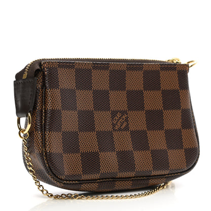 Louis Vuitton Damier Ebene Mini Pochette Accessories 3 of 8