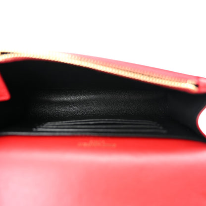 Saint Laurent Smooth Calfskin Monogram Kate Belt Bag Red 6 of 11
