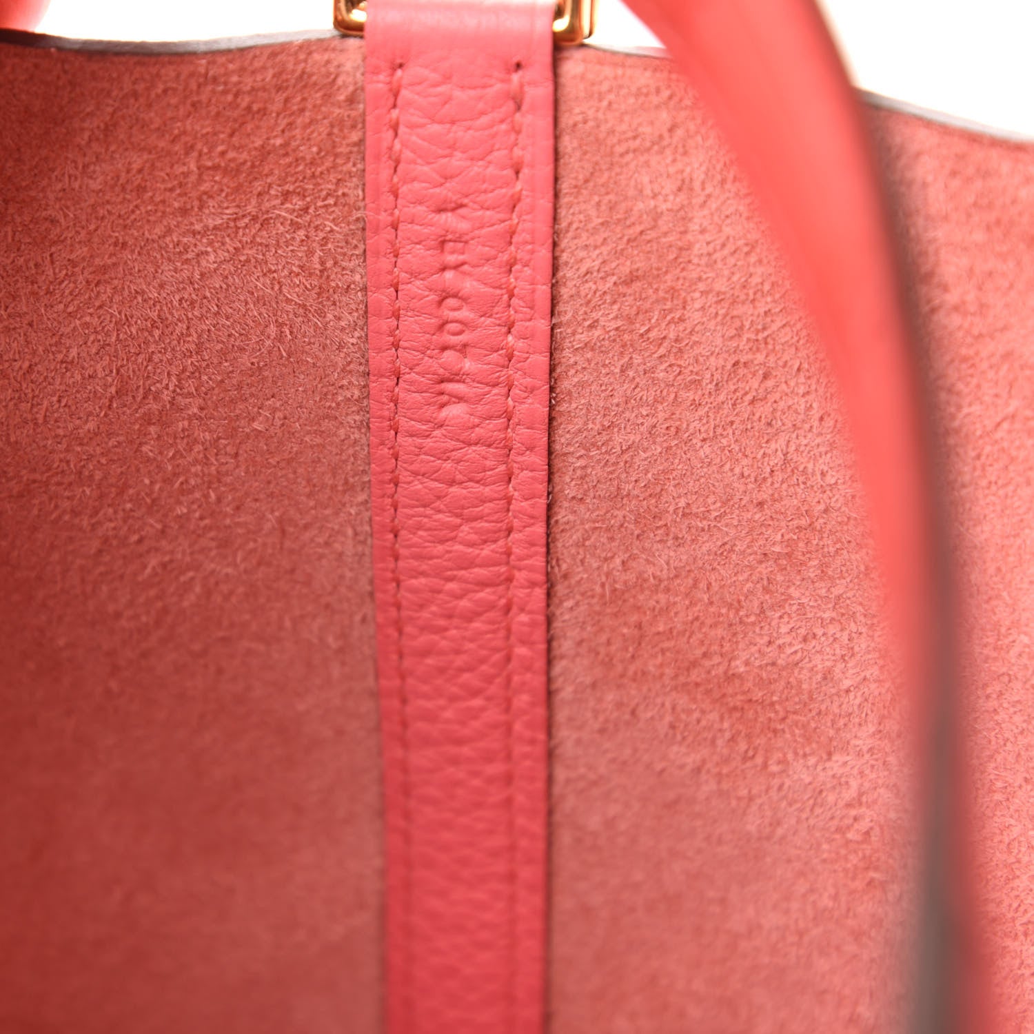 Hermes Taurillon Clemence Matte Alligator Picotin Lock Touch 18 PM Rose Azalee 9 of 11