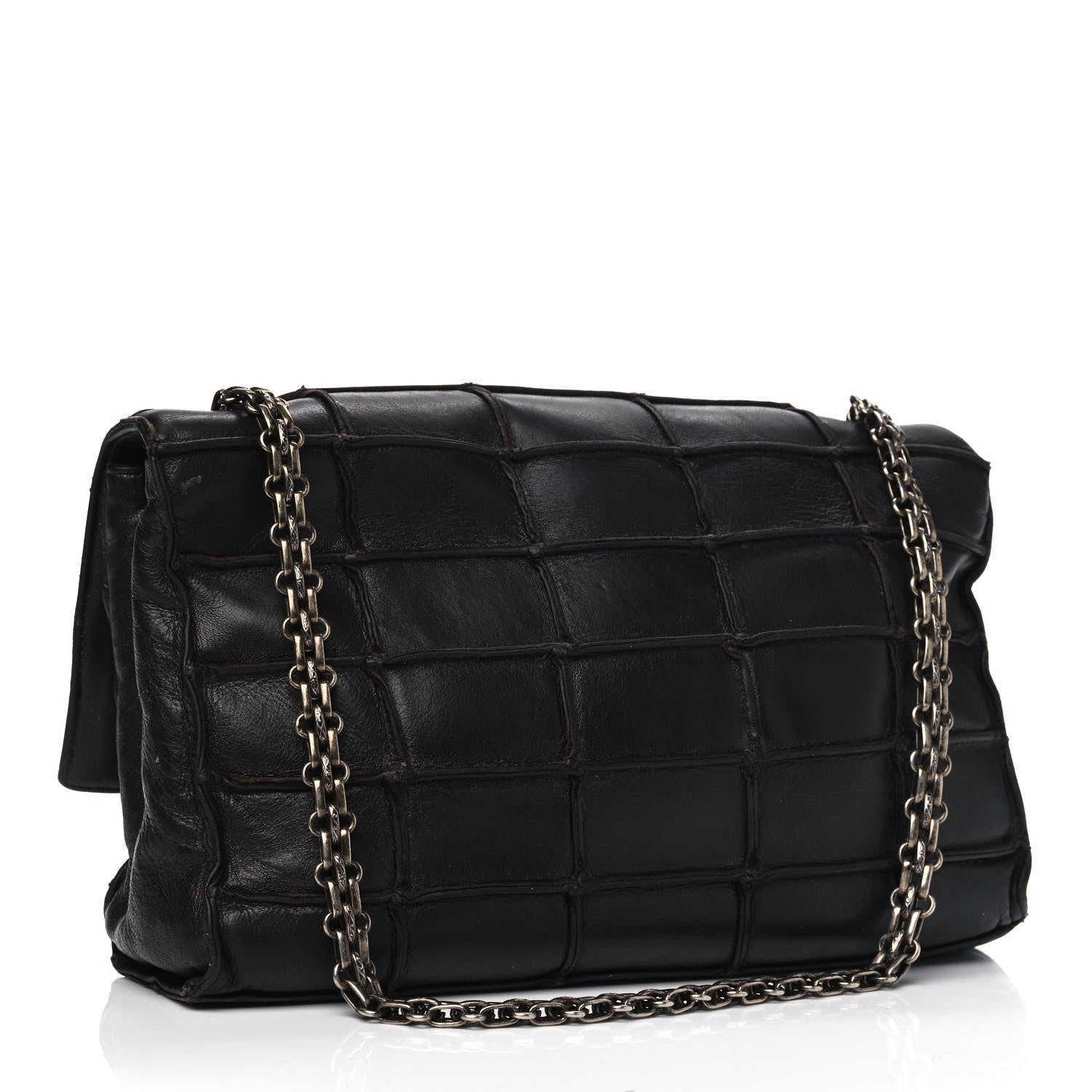 Chanel Lambskin Medium Patchwork Mademoiselle Single Flap Brown 2 of 14