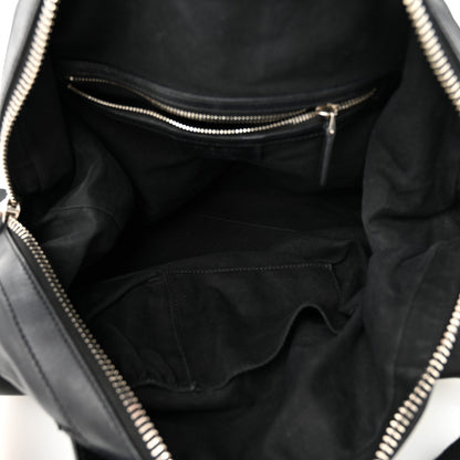 Givenchy Waxed Calfskin Medium Nightingale Logo Strap Black 5 of 11