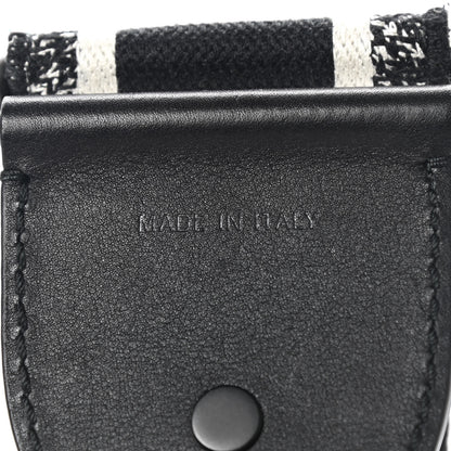 Christian Dior Canvas Embroidered Shoulder Strap Black Ultramatte 4 of 5