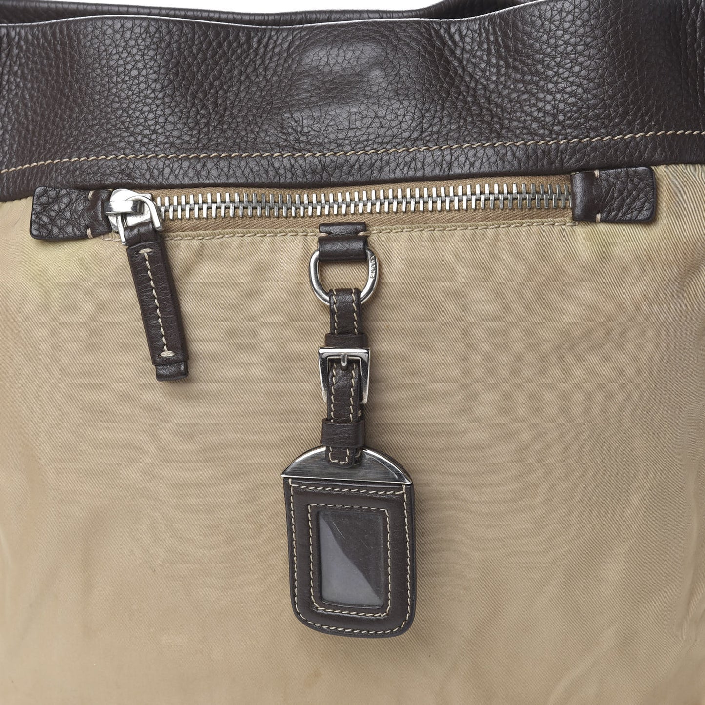 Nylon Tessuto Vitello Daino Hobo Cammello Caffe