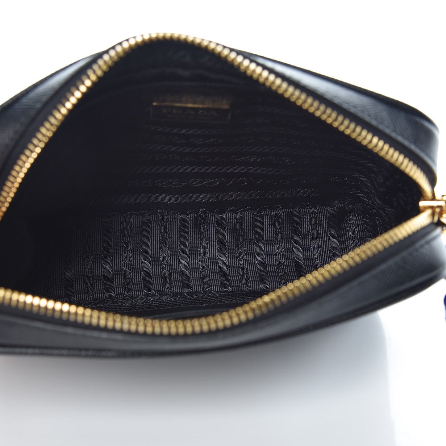 Saffiano Small Camera Crossbody Bag Black