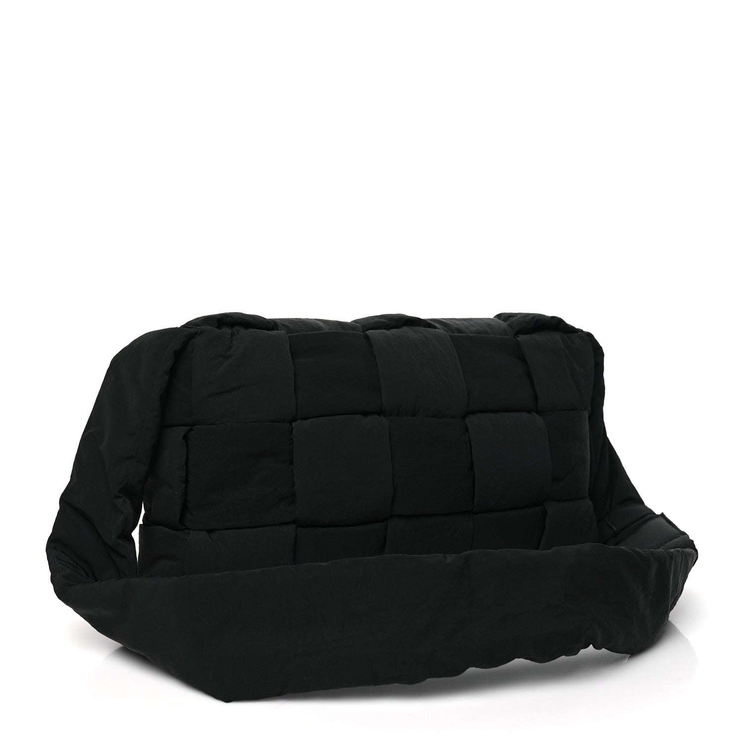 Bottega Veneta Nylon Intrecciato Padded Tech Maxi Cassette Bag Black 3 of 10