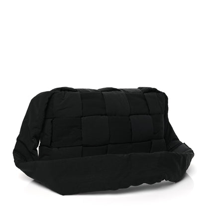 Bottega Veneta Nylon Intrecciato Padded Tech Maxi Cassette Bag Black 3 of 10