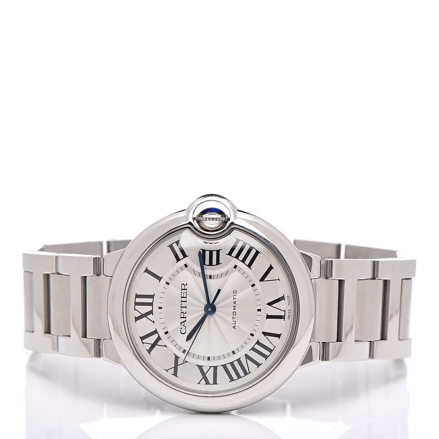 Cartier Stainless Steel 36mm Ballon Bleu De Automatic Watch 3 of 7