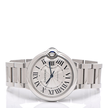Cartier Stainless Steel 36mm Ballon Bleu De Automatic Watch 3 of 7