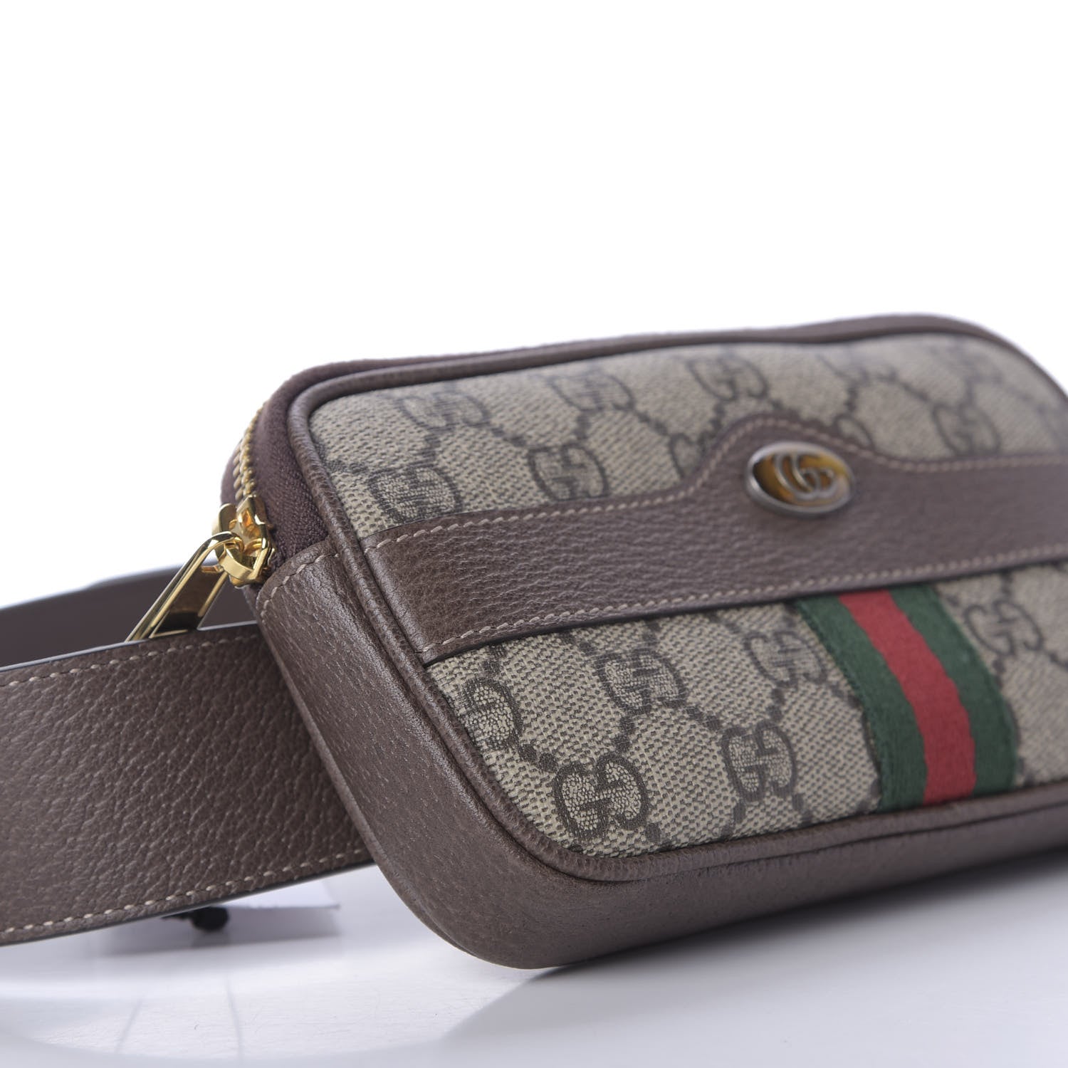 Gucci GG Supreme Monogram Ophidia Belted iPhone Case 85 34 Dark Brown 6 of 10