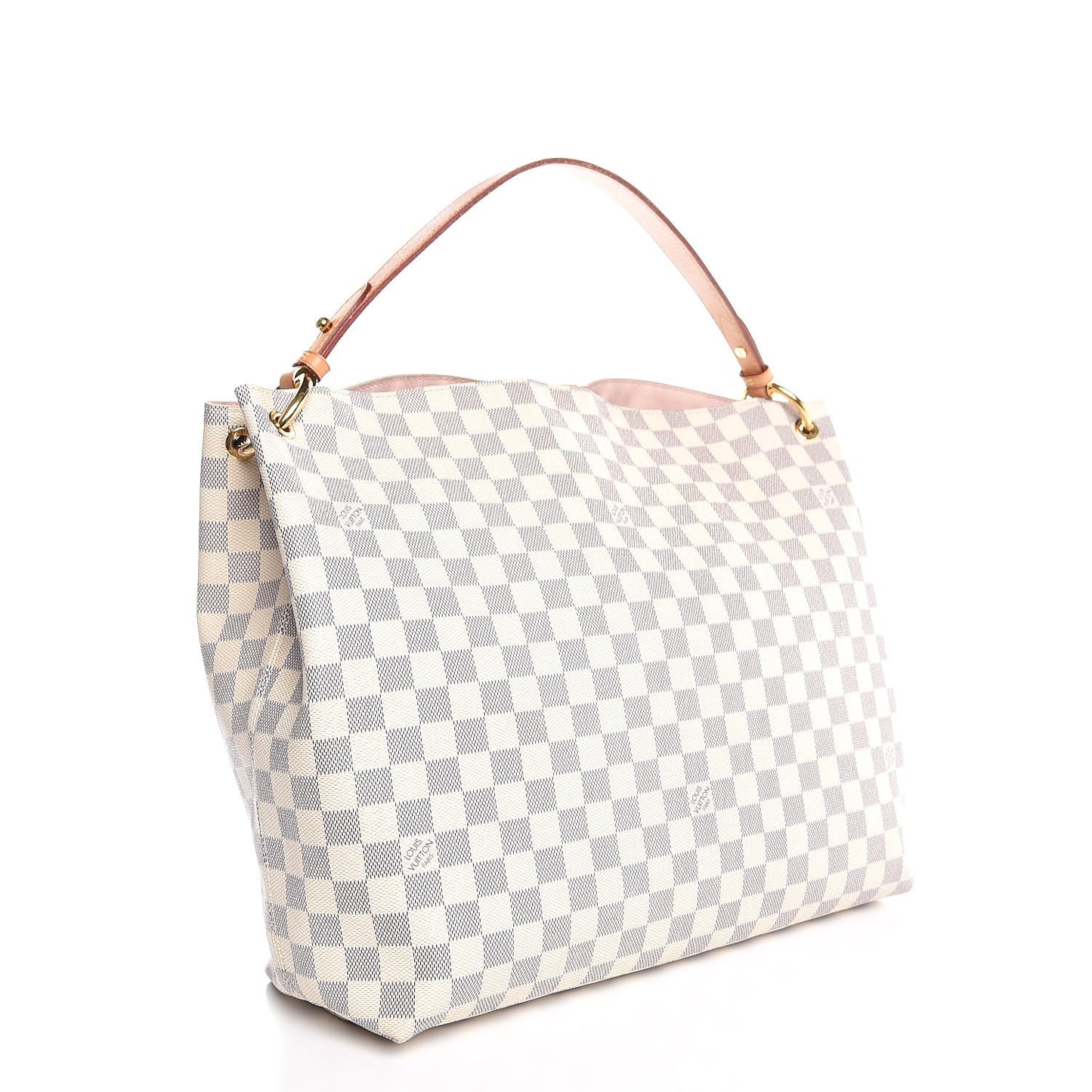 Damier Azur Graceful MM Rose Ballerine