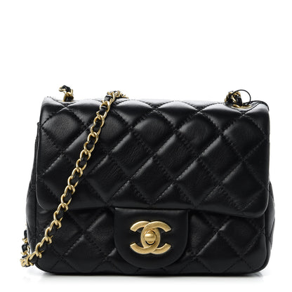 Chanel Lambskin Quilted Mini Pearl Crush Flap Black 1 of 10