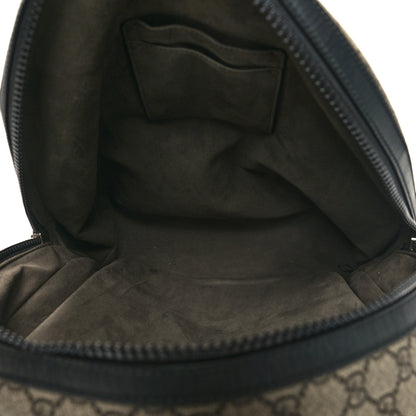 Gucci GG Supreme Monogram Medium Backpack Black 4 of 10