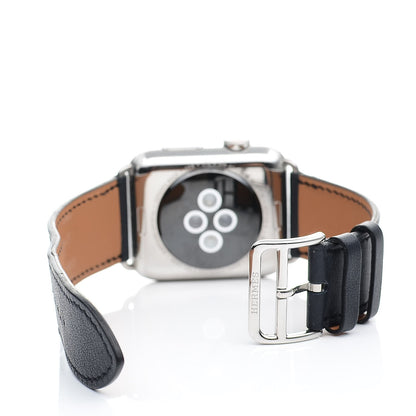 Hermes Swift 44mm Apple Watch Single Tour Bleu Indigo 6 of 8