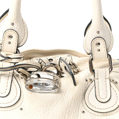 Chloe Calfskin Medium Paddington Satchel Ivory 7 of 9