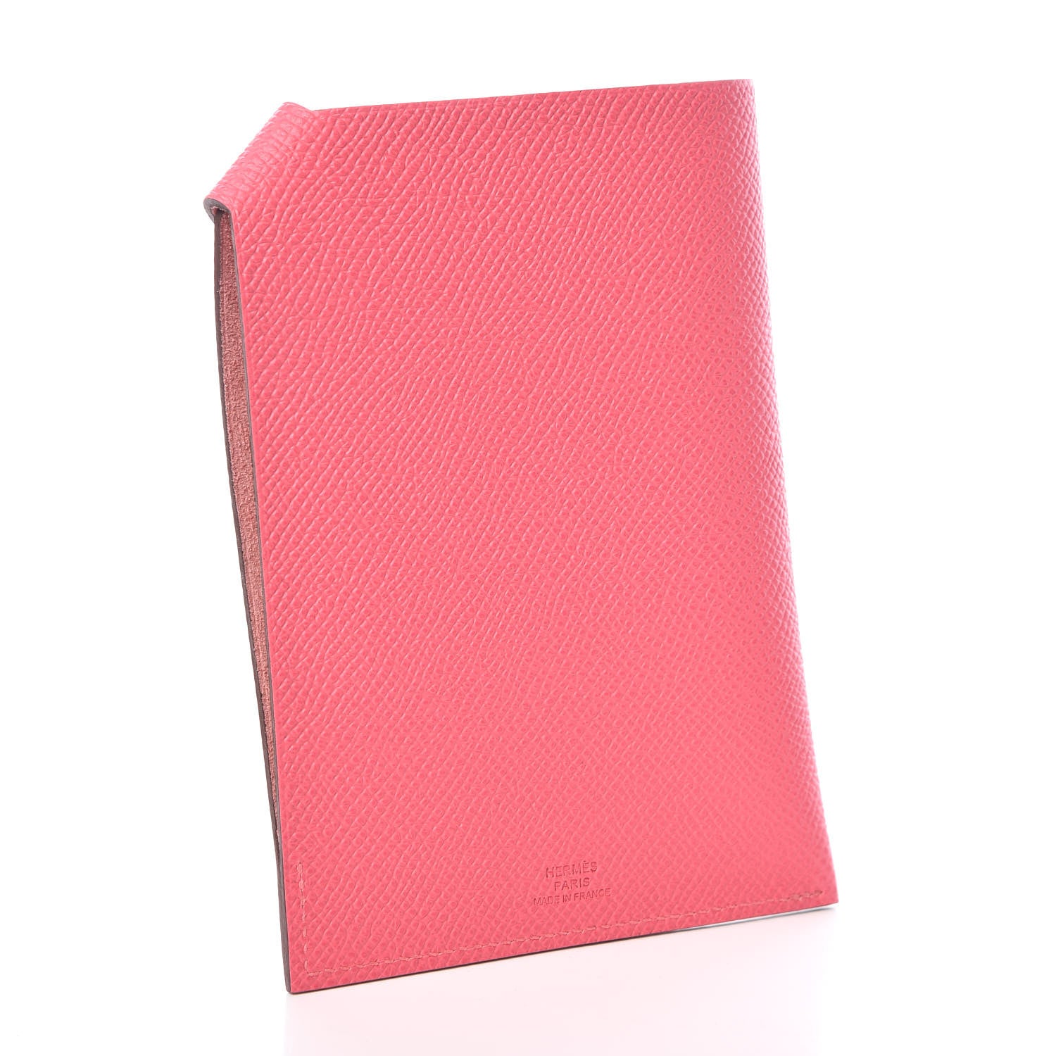 Hermes Epsom Tarmac PM Passport Holder Rose Azalee 3 of 7