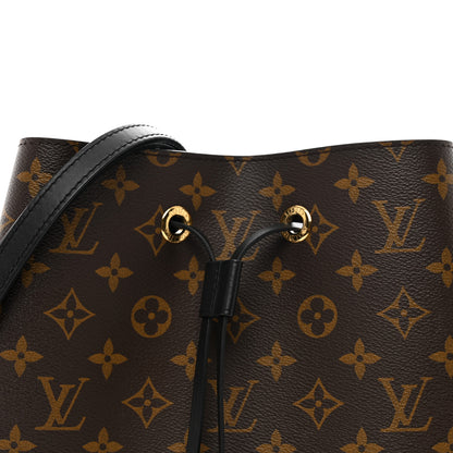 Louis Vuitton Monogram Neonoe MM Black 5 of 9