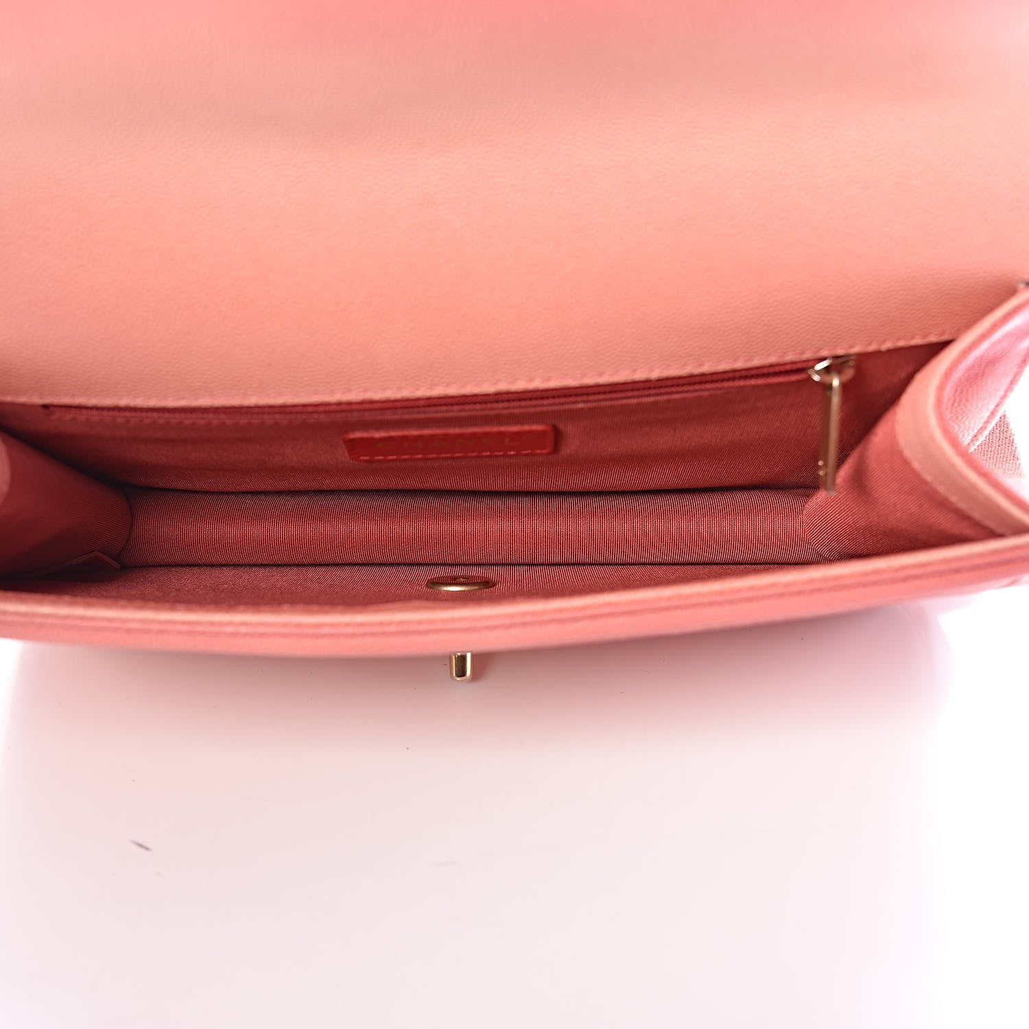 Chanel Caviar Quilted Medium Sunset On The Sea Flap Coral 5 of 10