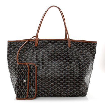 Goyard Goyardine Saint Louis GM Black Gold 3 of 12