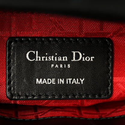 Christian Dior Lambskin Cannage Mini Lady Dior Black 6 of 10