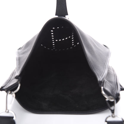 Hermes Taurillon Clemence Evelyne III GM Black 5 of 13