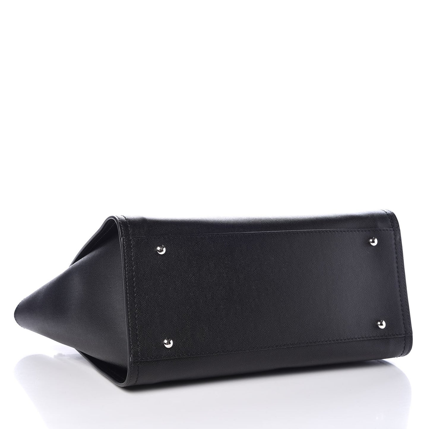 Caviar Small Studded Deauville Tote Black