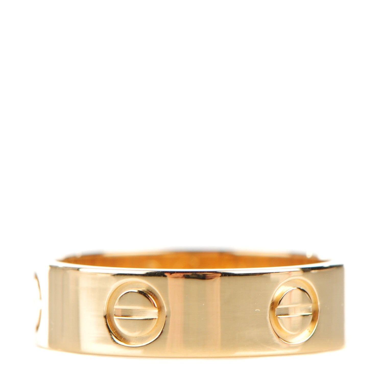 Cartier 18K Yellow Gold 5.5mm LOVE Ring 56 7.5 1 of 5