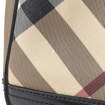 Burberry Supernova Check Patent Bowling Bag Black 15 of 19
